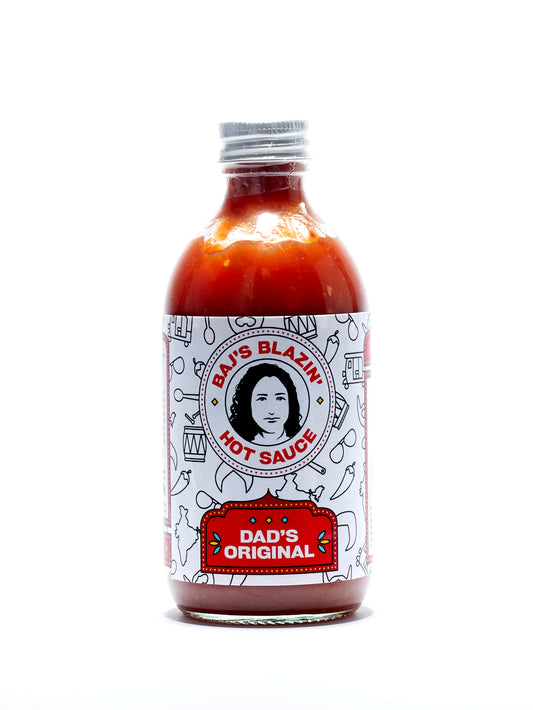 Baj's Blazing Hot Sauce, Dad's Original