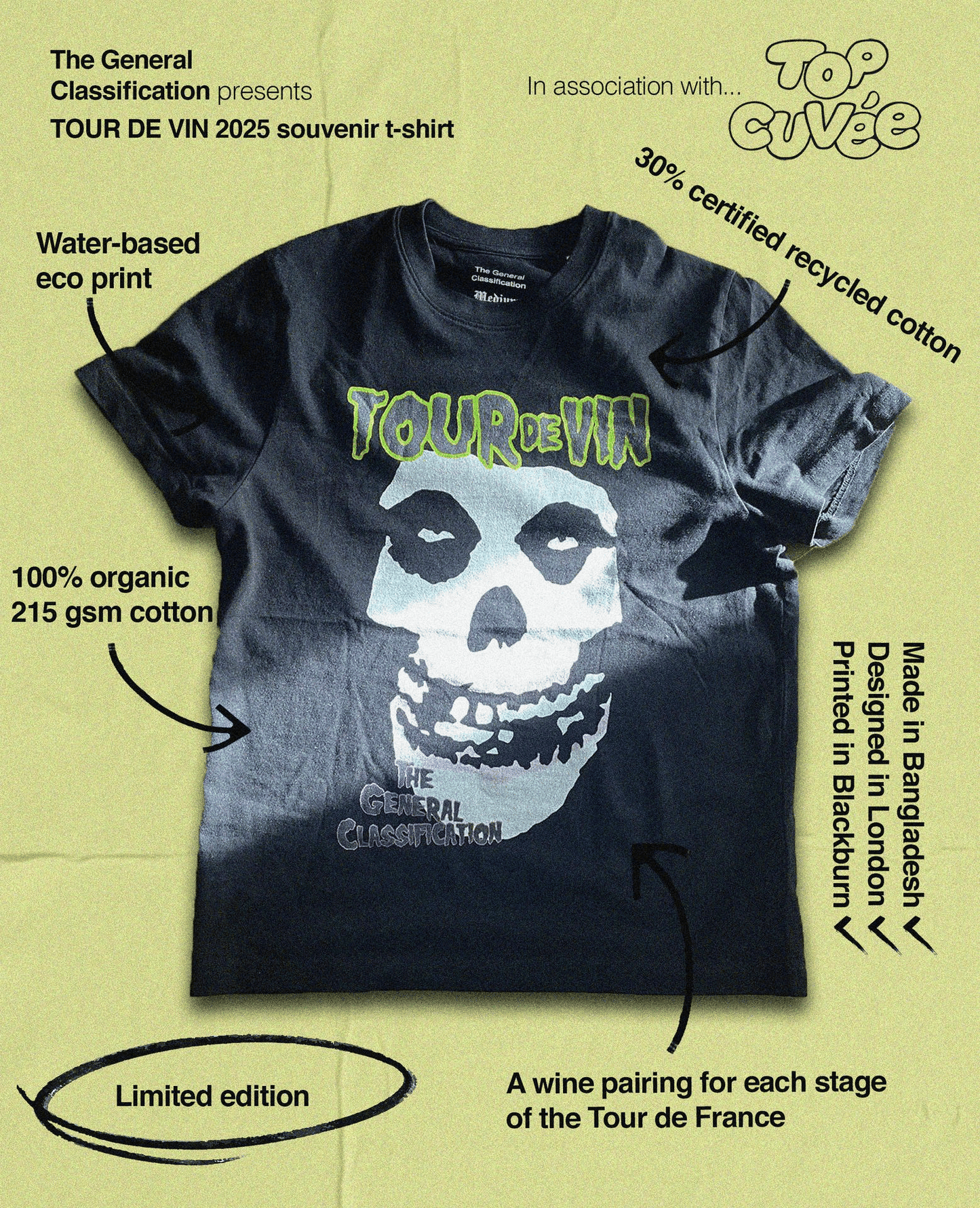Tour de Vin Souvenir Premium T-Shirt 2025